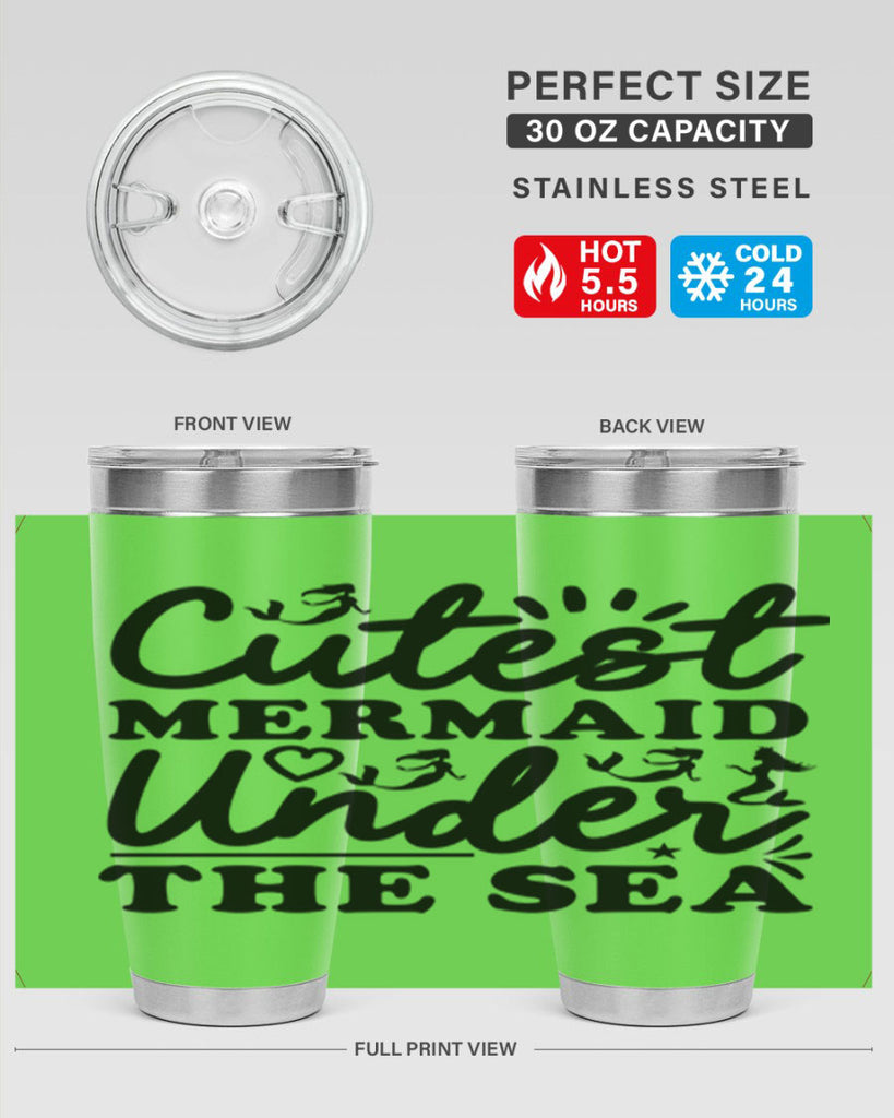 Cutest Mermaid Under the Sea 106#- mermaid- Tumbler