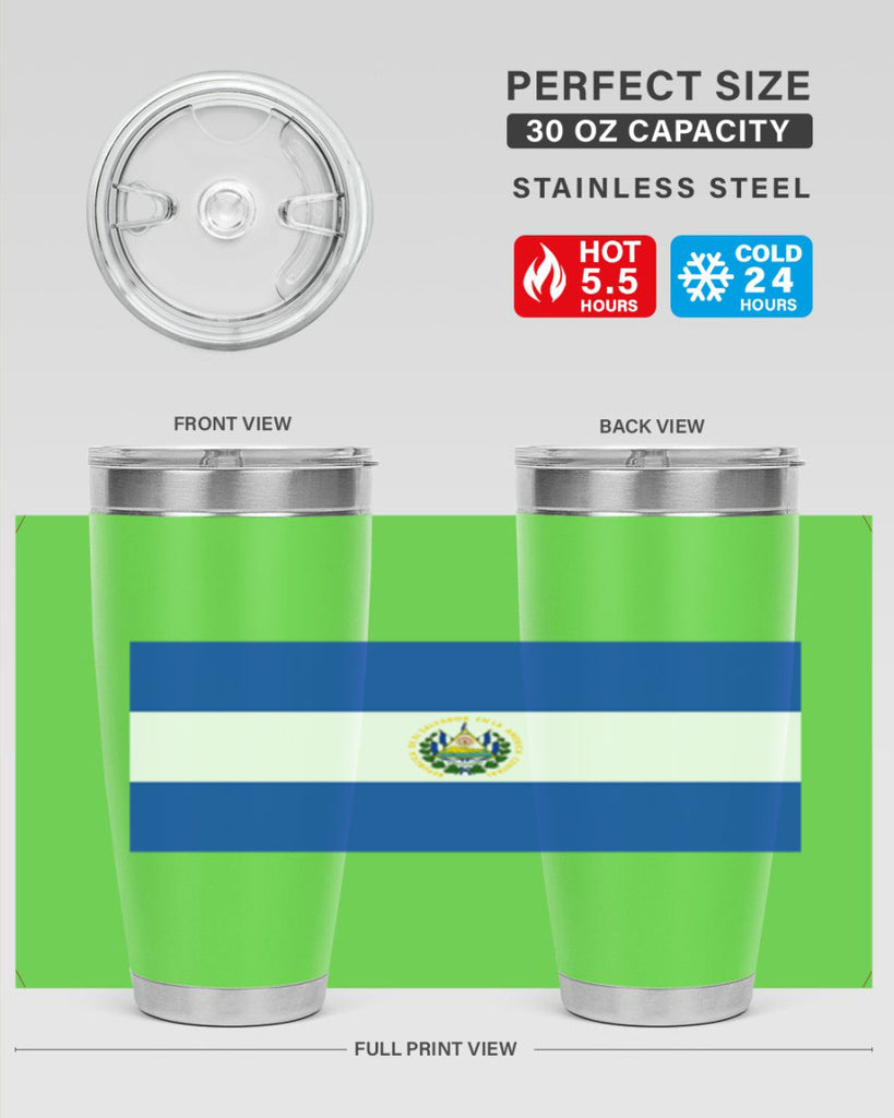 El Salvador 145#- world flags- Tumbler