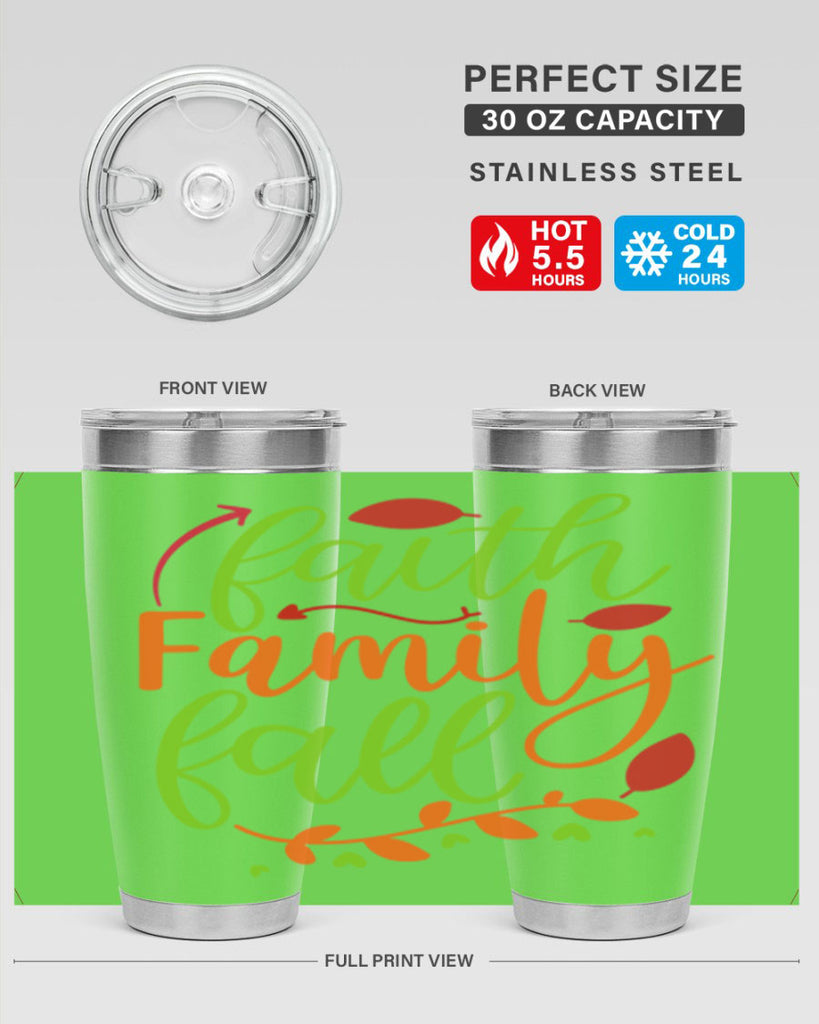Faith Family Fall 82#- fall- Tumbler
