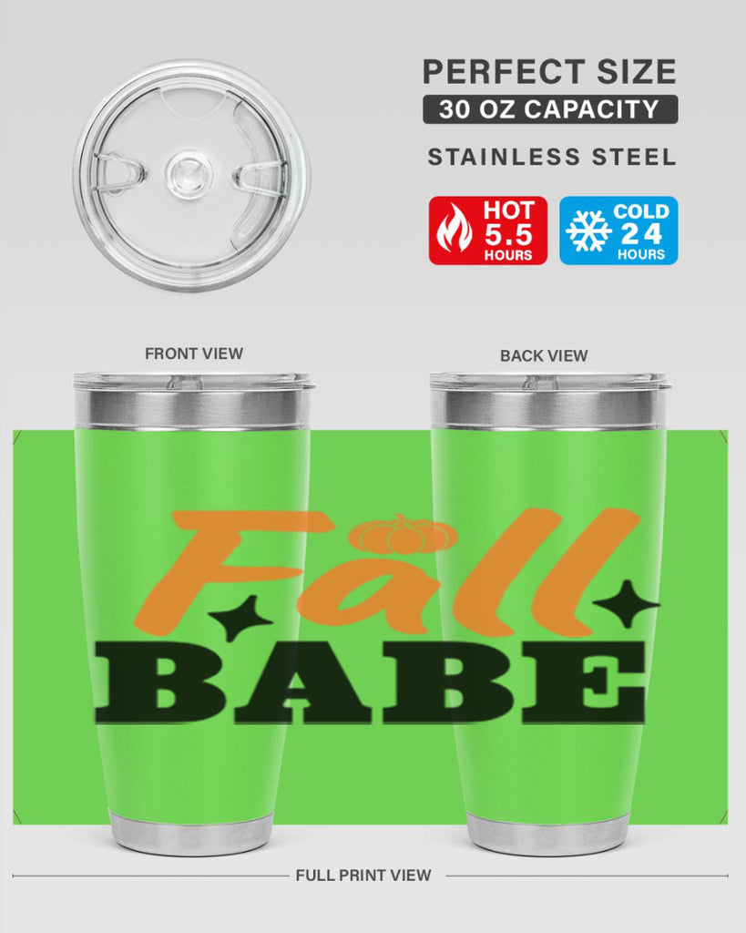 Fall Babe 89#- fall- Tumbler