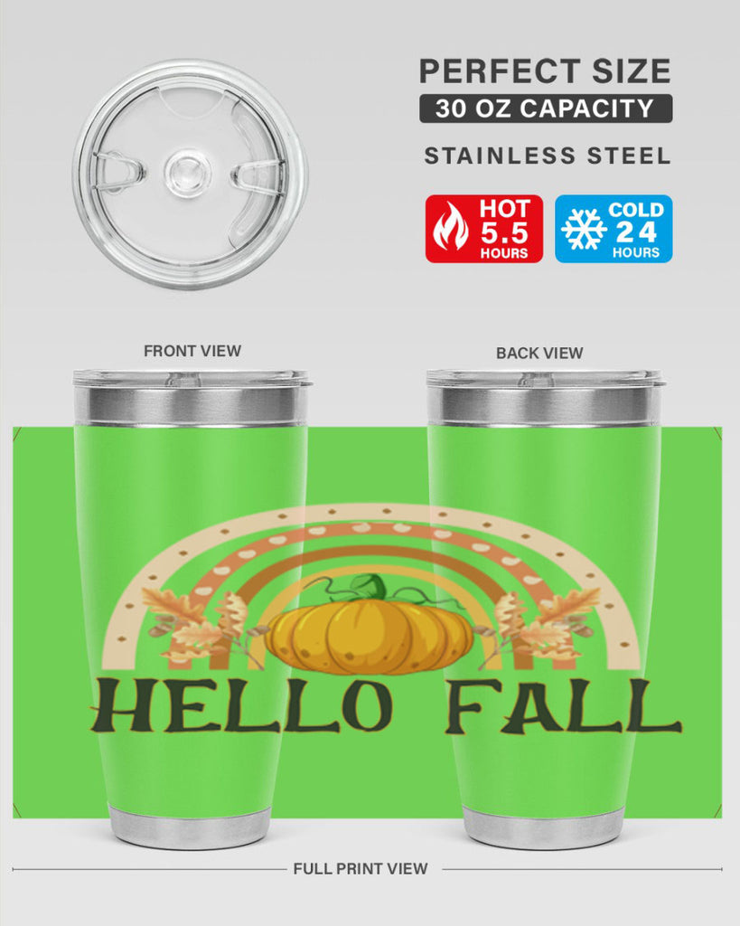 Fall Boho Rainbow 91#- fall- Tumbler