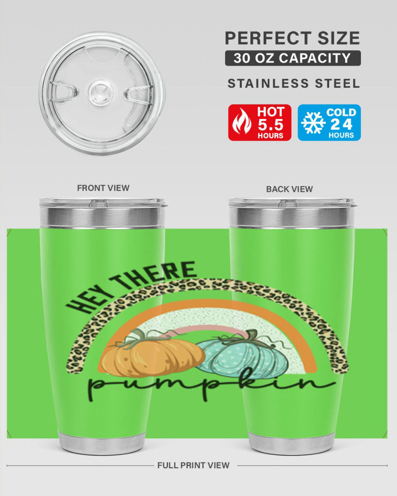 Fall Hey There Pumpkin 103#- fall- Tumbler