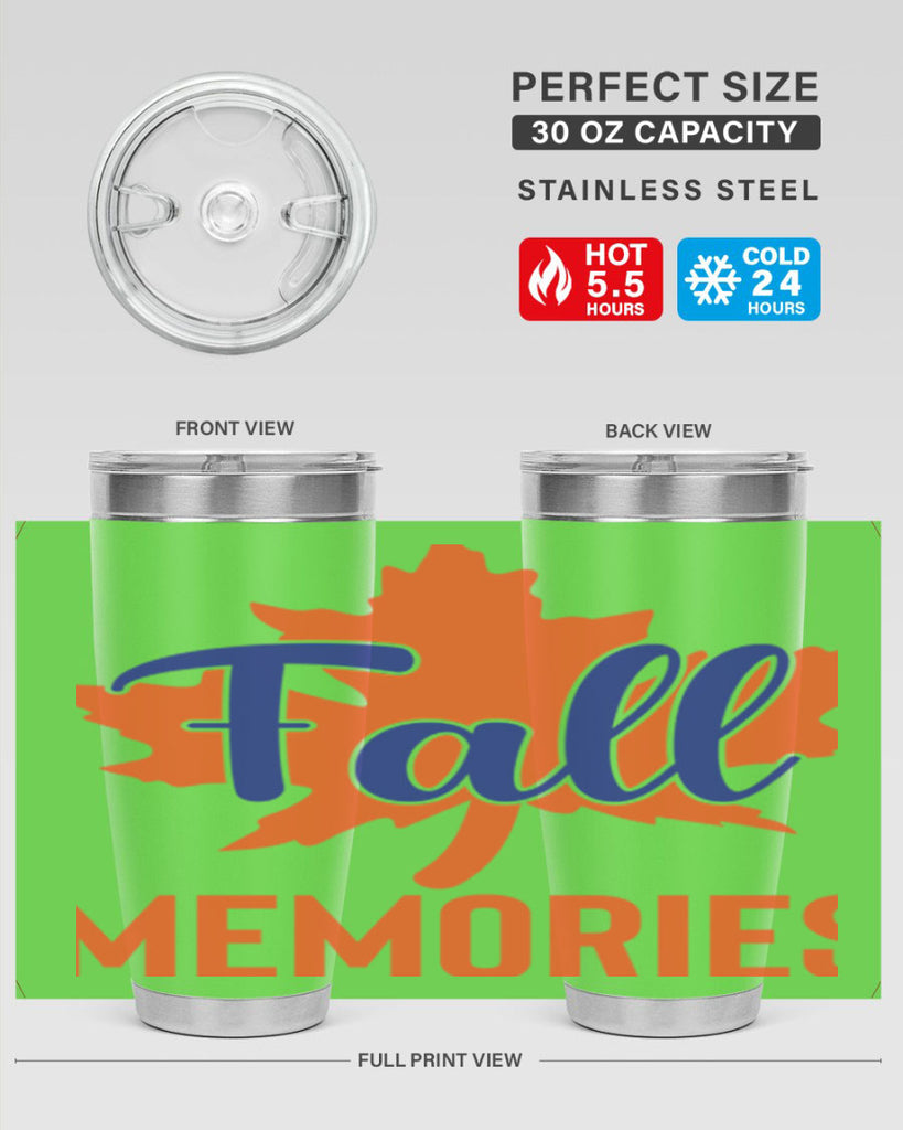 Fall Memories 124#- fall- Tumbler