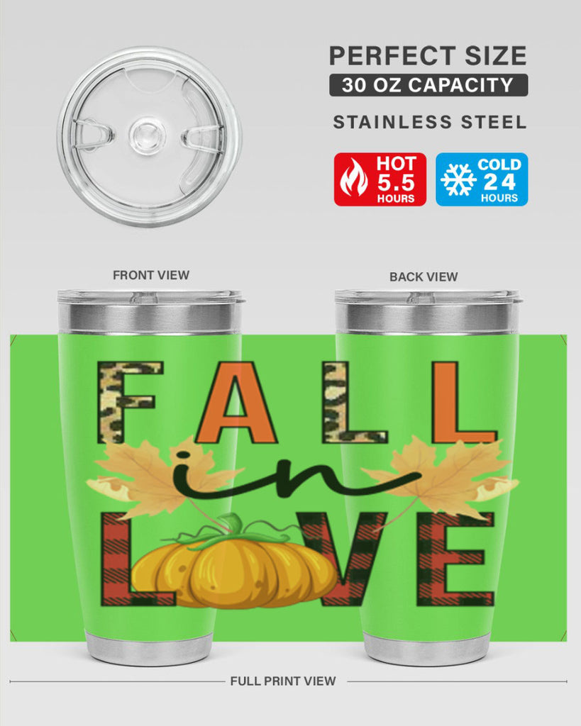 Fall in Love 104#- fall- Tumbler