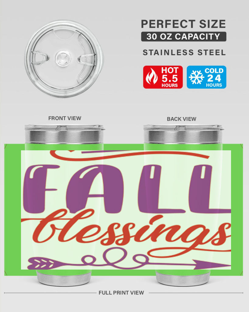 FallBlessingsdesign 146#- fall- Tumbler