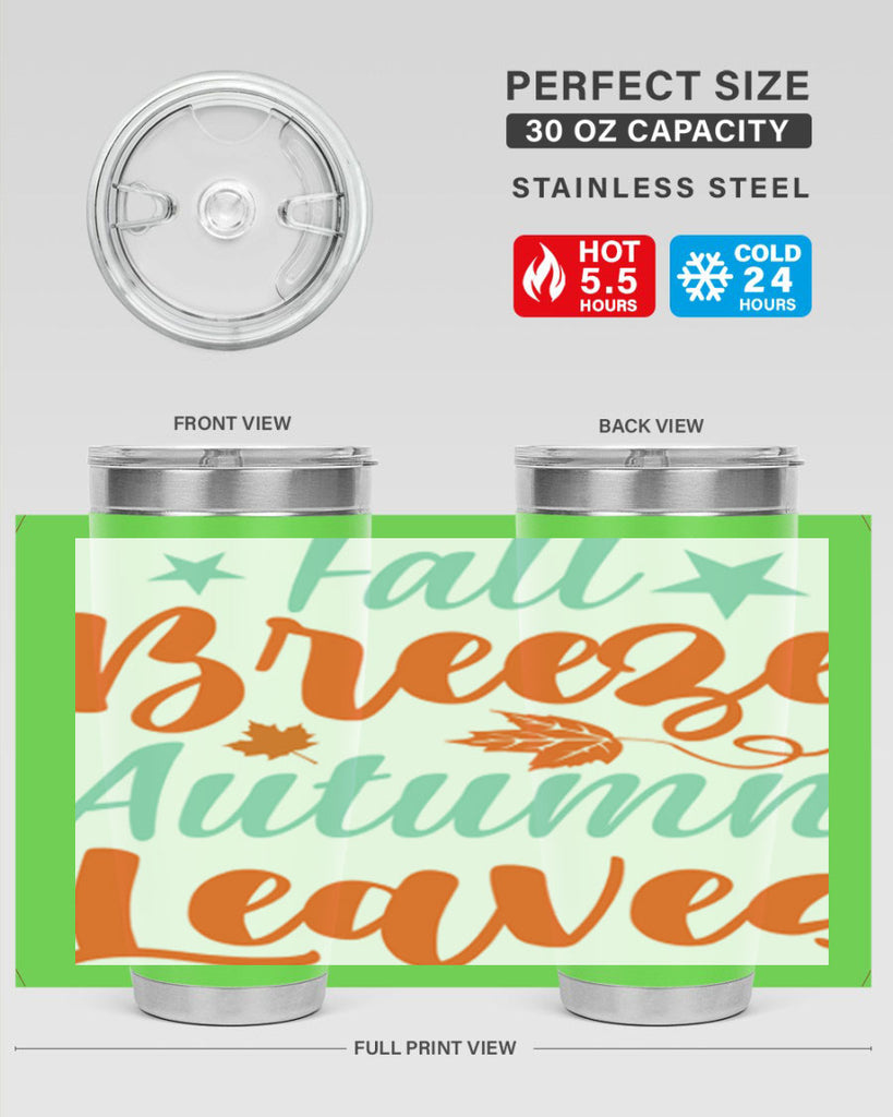 FallBreezeAutumnLeaves 147#- fall- Tumbler