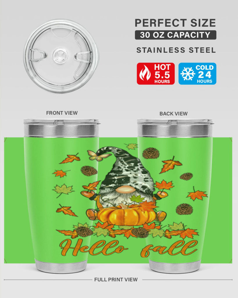 FallGnomeHelloAutumn 150#- fall- Tumbler