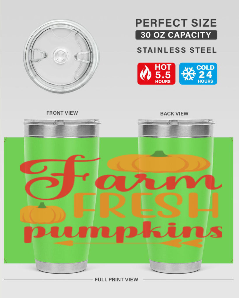 FarmFreshPumpkins 177#- fall- Tumbler