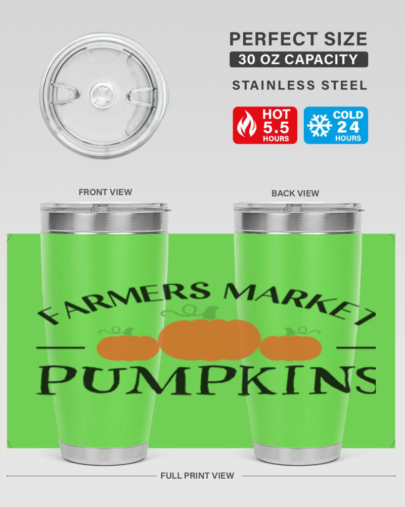 Farmers Market Pumpkins 178#- fall- Tumbler
