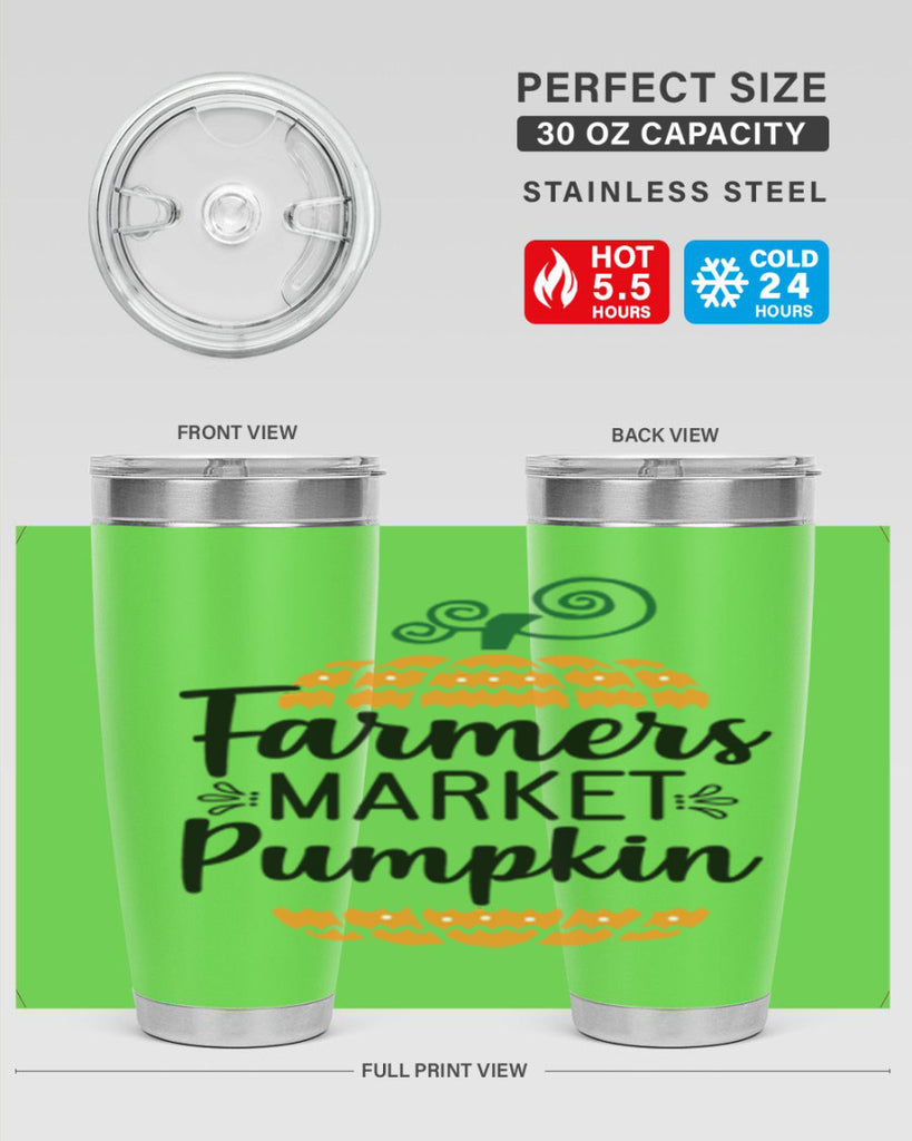 Farmersmarketpumpkin 179#- fall- Tumbler