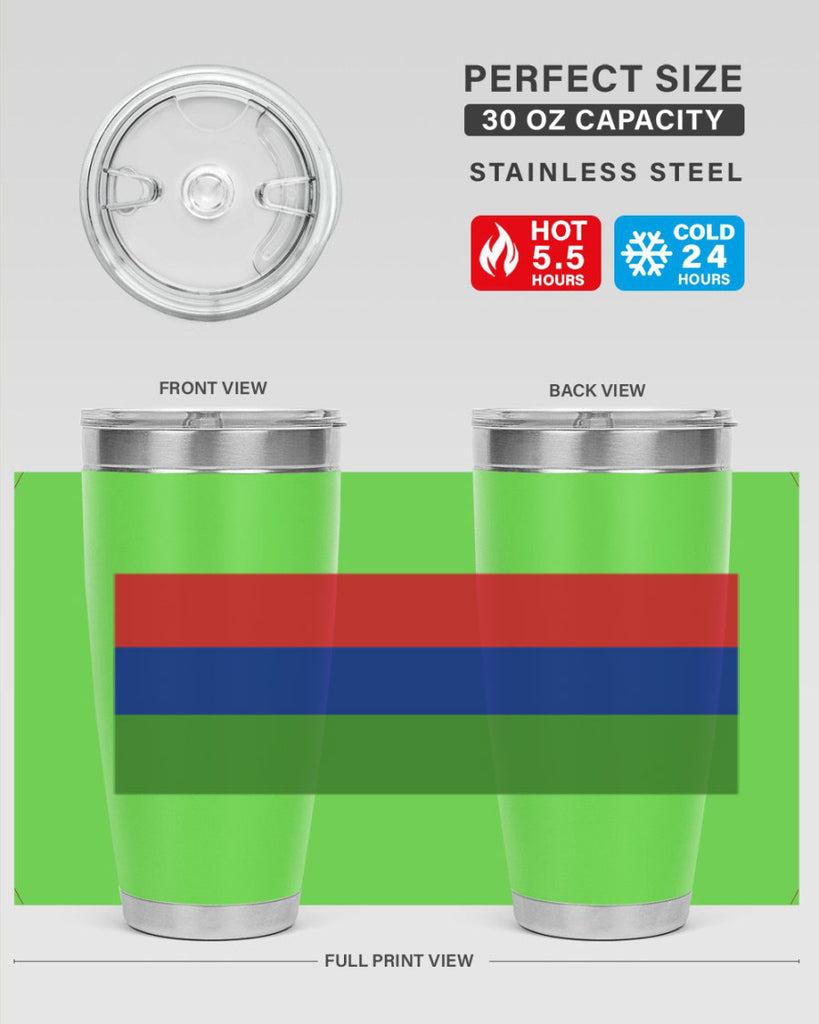 Gambia 135#- world flags- Tumbler