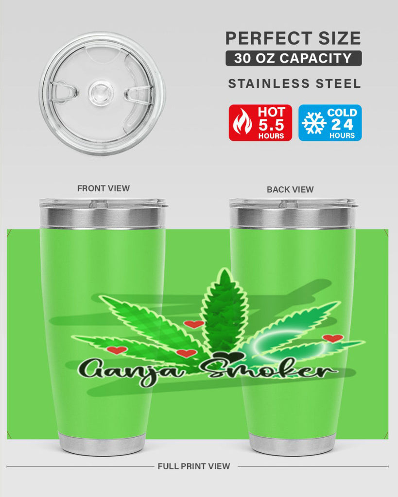 Ganja Smoker 88#- marijuana- Tumbler