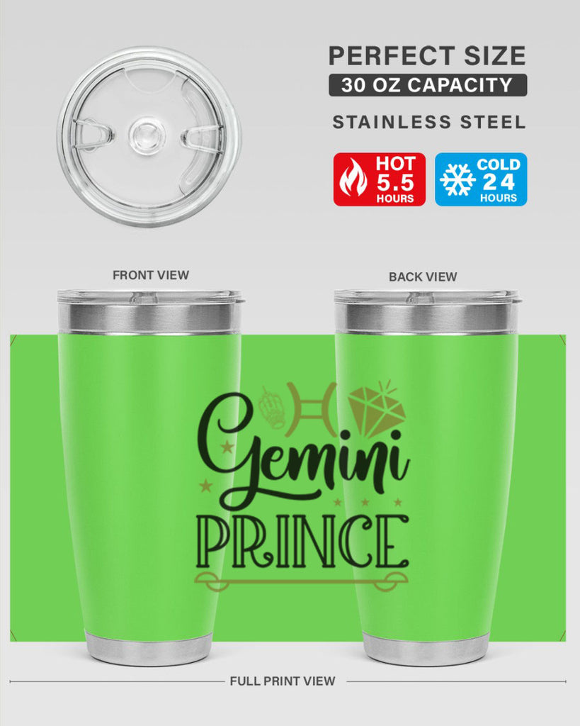 Gemini prince 229#- zodiac- Tumbler