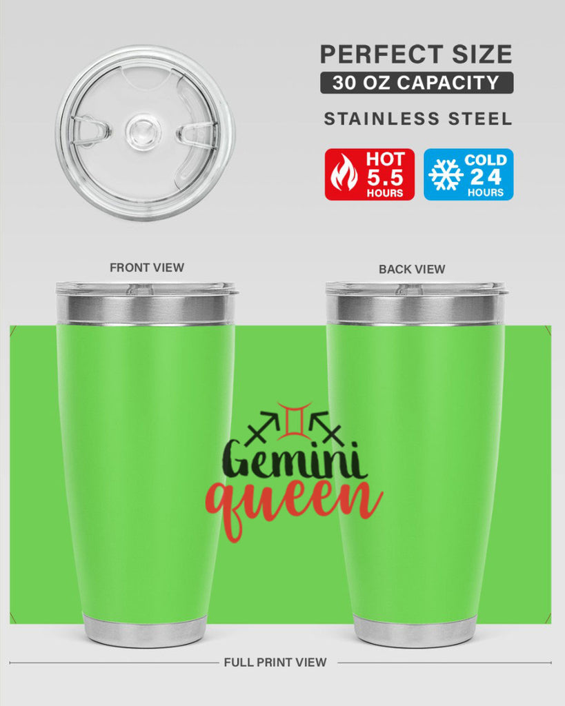 Gemini queen 215#- zodiac- Tumbler