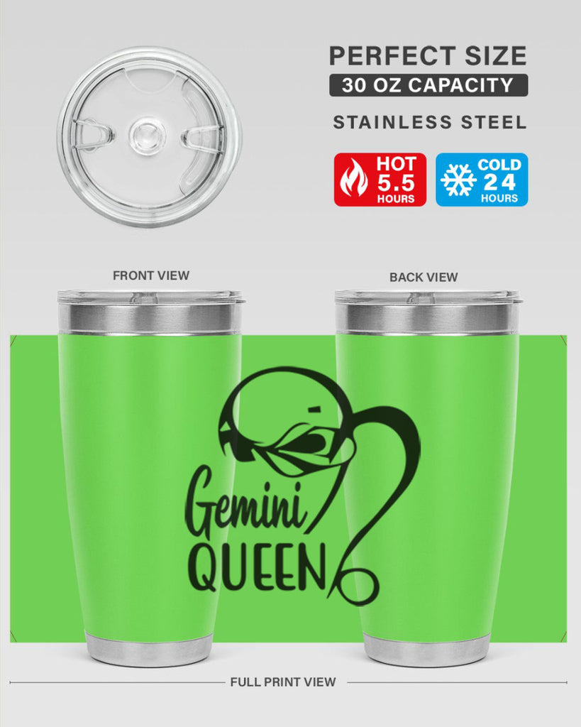 Gemini queen 231#- zodiac- Tumbler