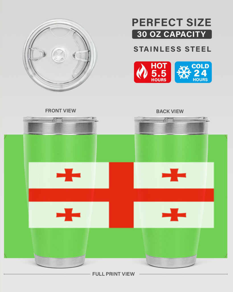 Georgia 134#- world flags- Tumbler