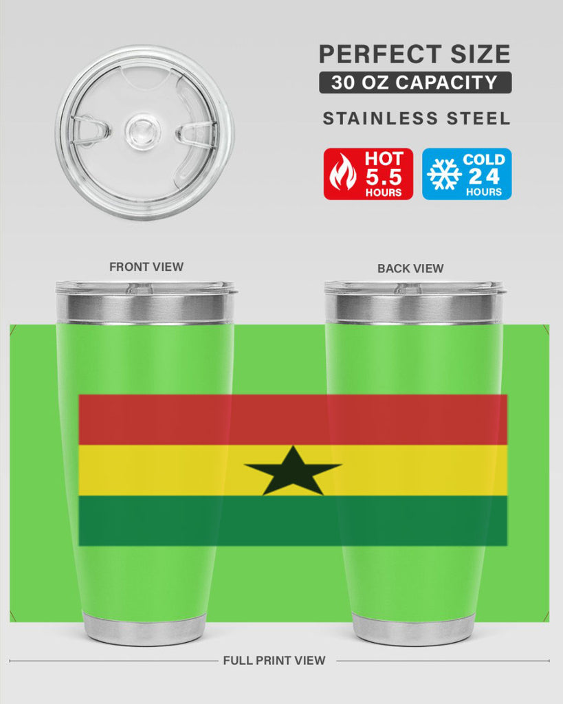 Ghana 132#- world flags- Tumbler