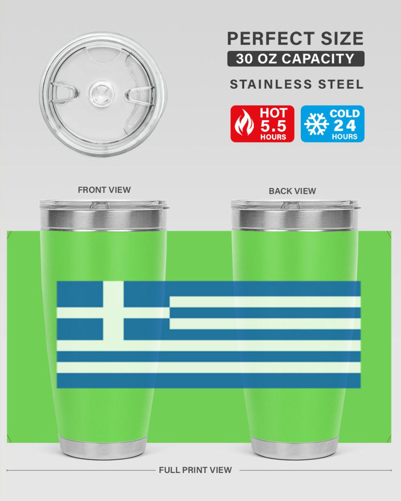 Greece 131#- world flags- Tumbler