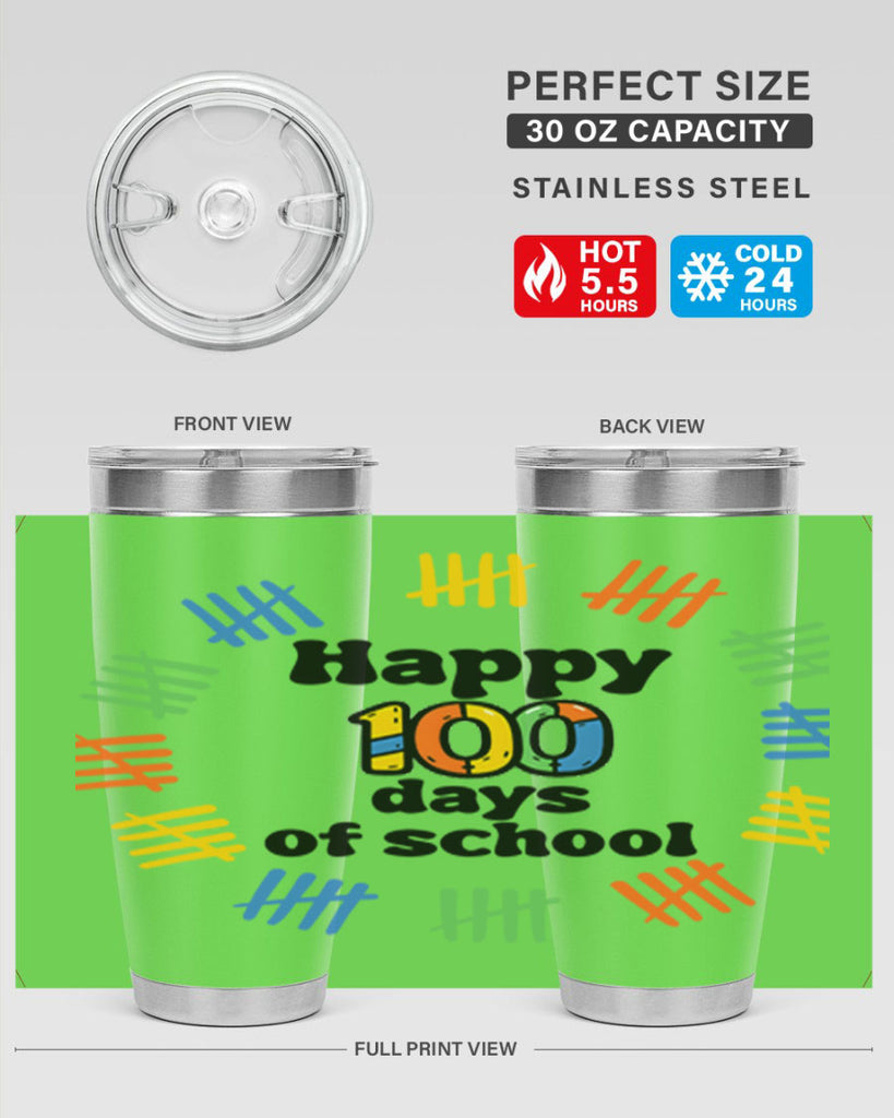 Happy 100 Days of School 51#- 100 days of school- Tumbler