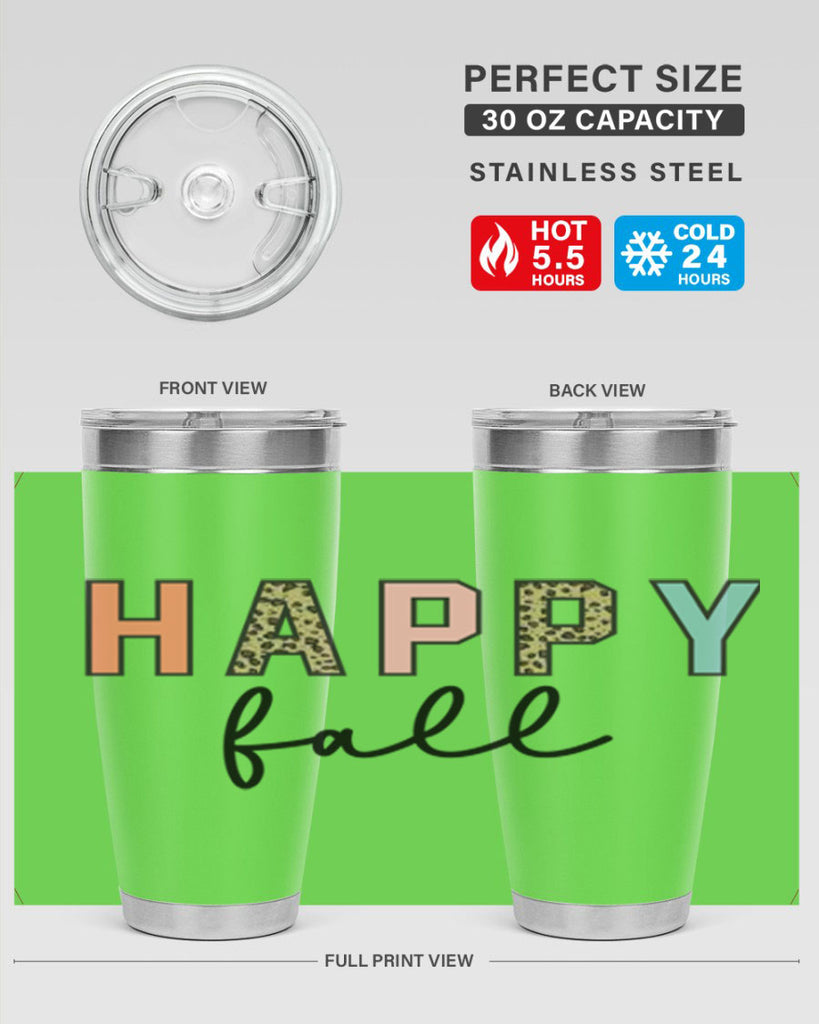 Happy fall 221#- fall- Tumbler