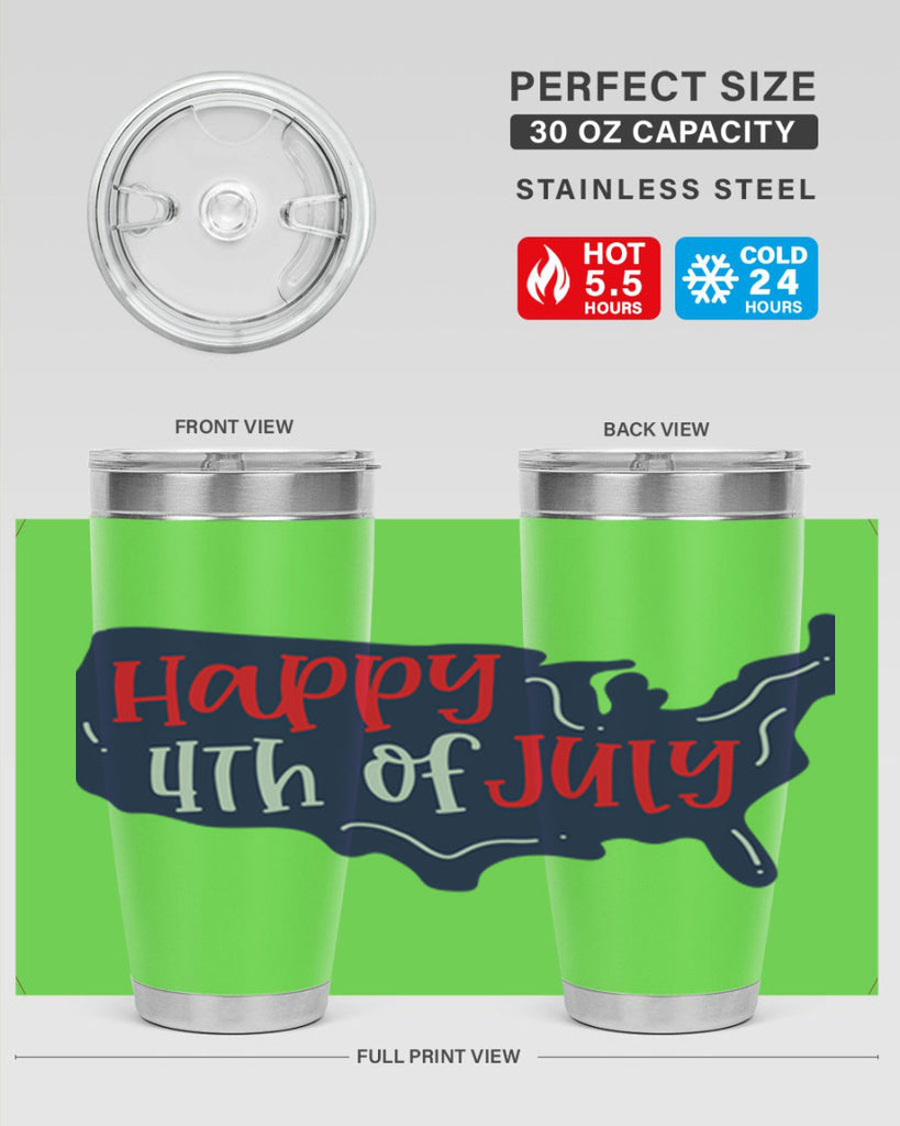 Happy th Of July Style 153#- Fourt Of July- Tumbler