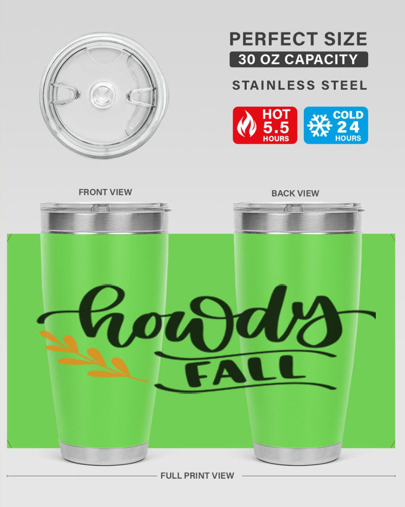 Howdy Fall 496#- fall- Tumbler