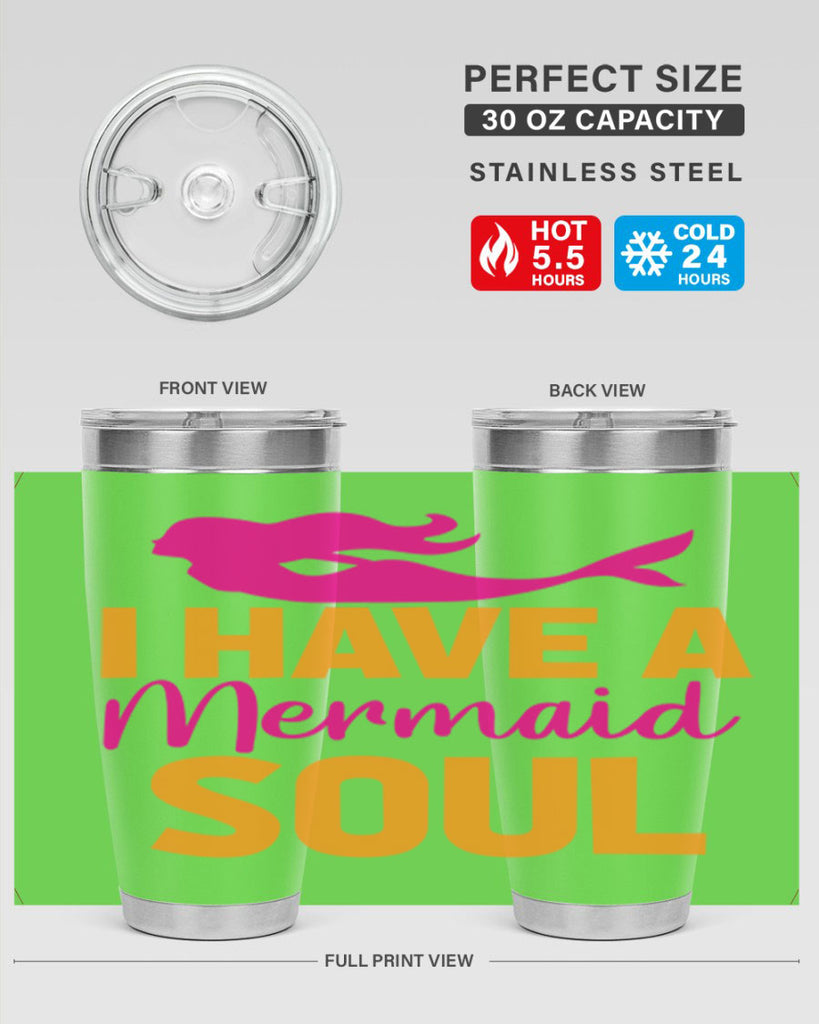 I Have A Mermaid Soul 207#- mermaid- Tumbler