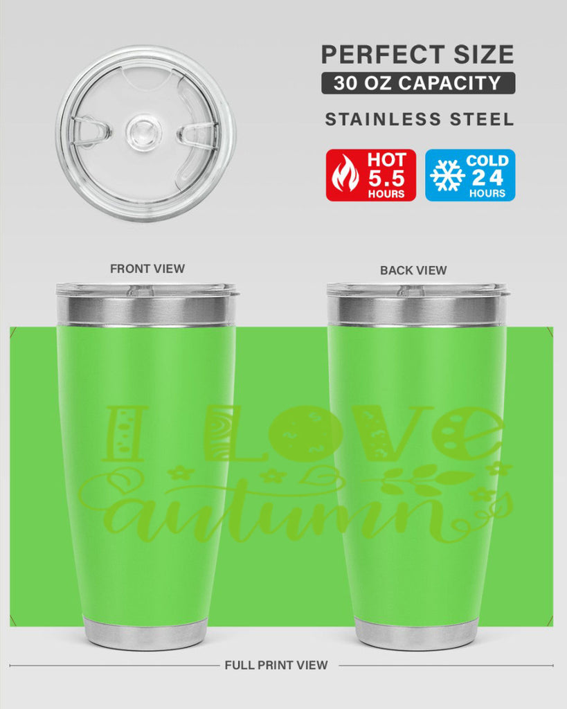 I Love Autumn 325#- fall- Tumbler