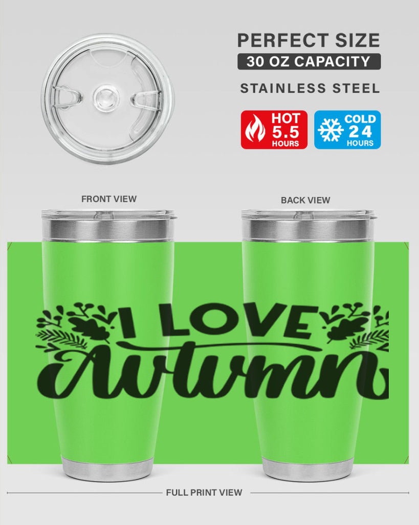 I Love Autumn 497#- fall- Tumbler