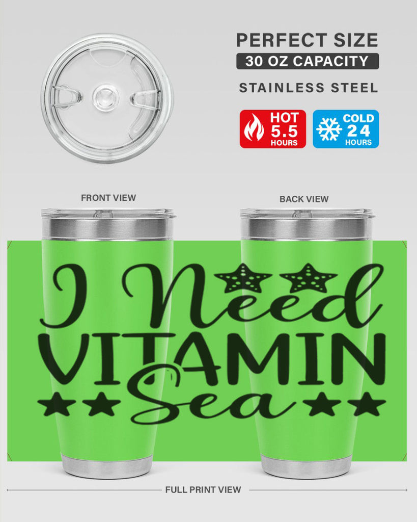 I Need Vitamin Sea 232#- mermaid- Tumbler