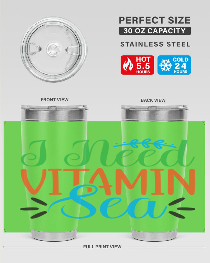 I Need Vitamin Sea 233#- mermaid- Tumbler