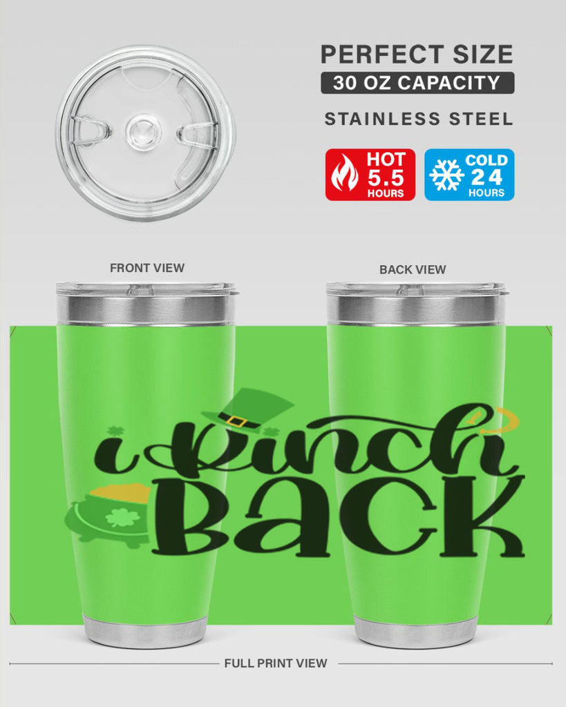 I Pinch Back Style 85#- St Patricks Day- Tumbler