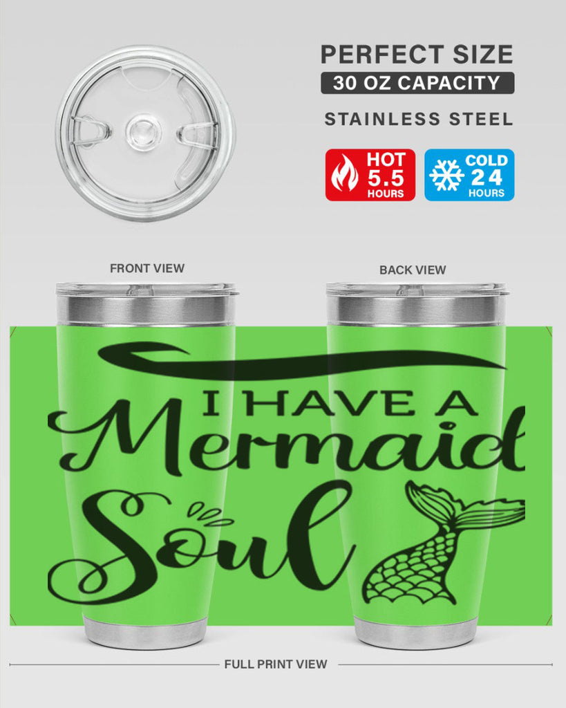 I have a Mermaid soul 228#- mermaid- Tumbler