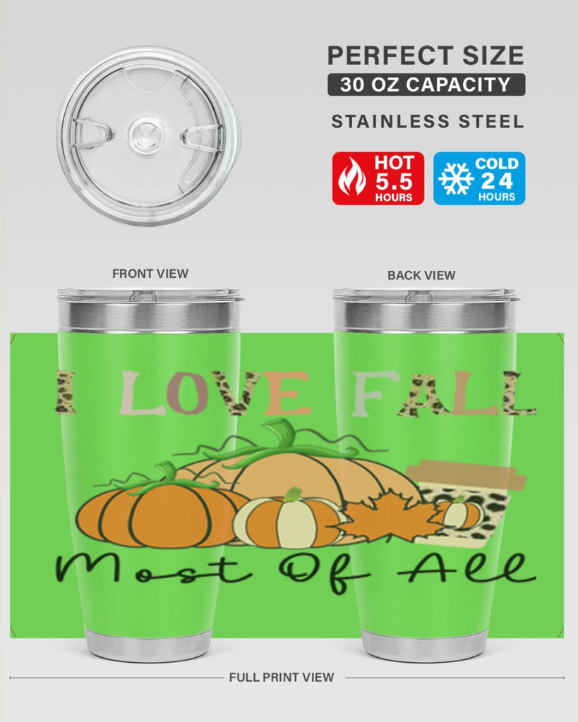 I love fall most of all 326#- fall- Tumbler