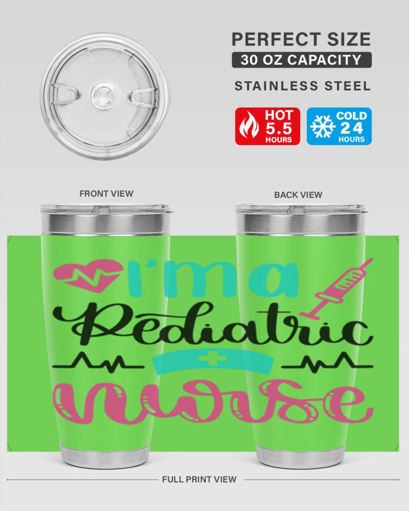 Im A Pediatric Nurse Style Style 155#- nurse- tumbler