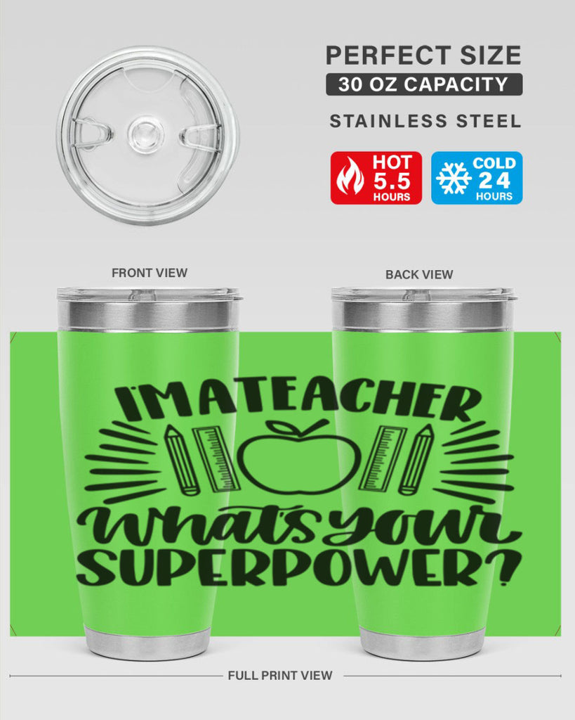 Im A Teacher Whats Your Style 72#- teacher- tumbler