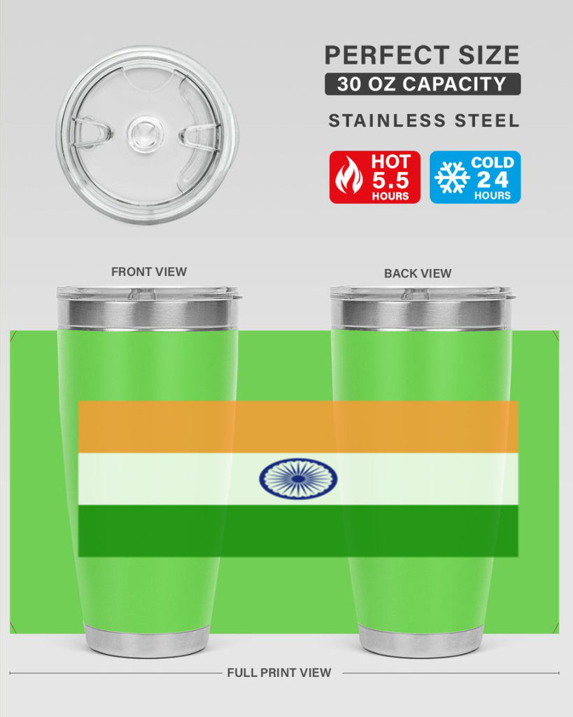 India 121#- world flags- Tumbler