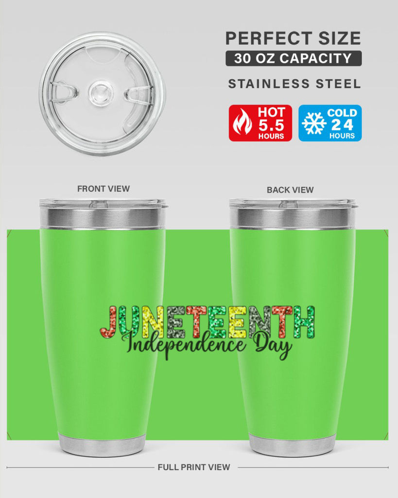 Juneteenth Independence Day 37#- Juneteenth- tumbler