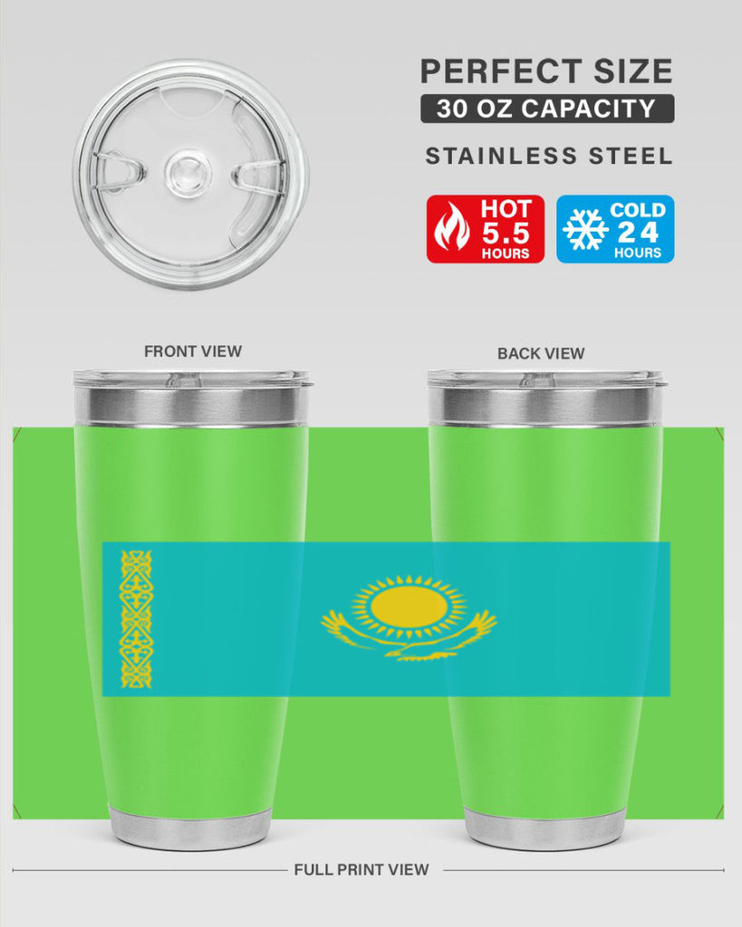 Kazakhstan 111#- world flags- Tumbler