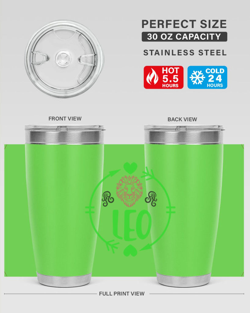 Leo 283#- zodiac- Tumbler