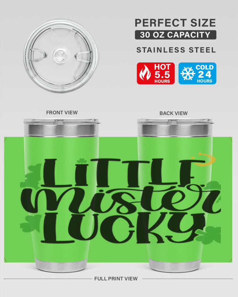 Little Mister Lucky Style 67#- St Patricks Day- Tumbler