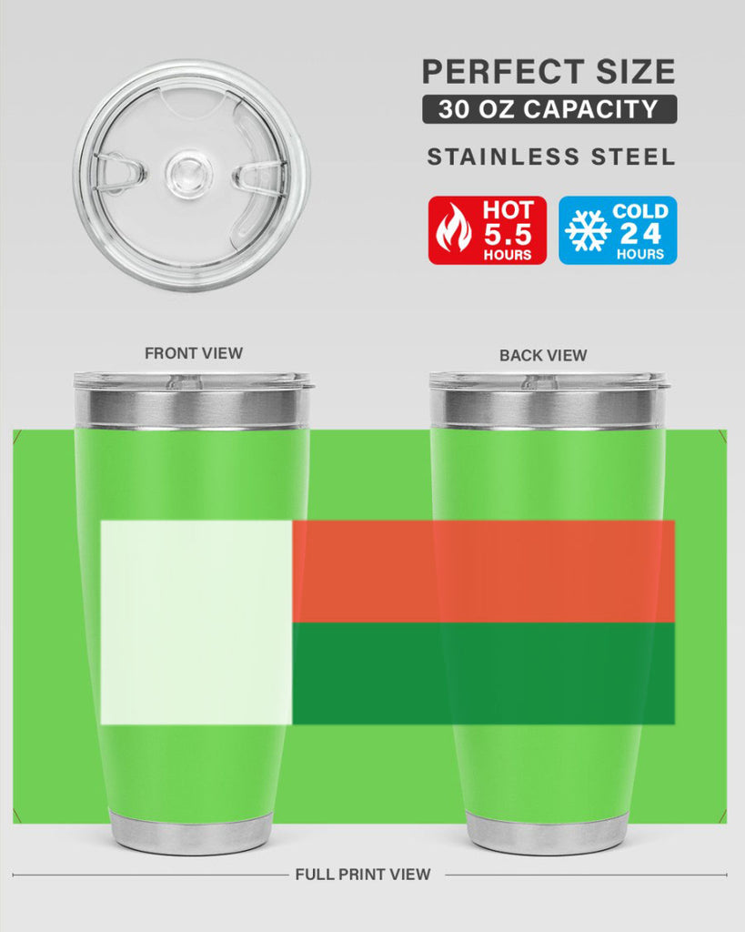 Madagascar 96#- world flags- Tumbler