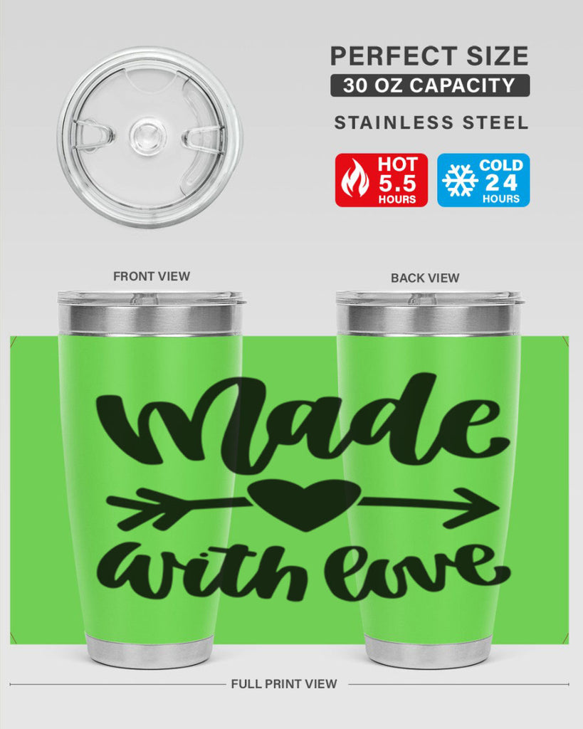 Made With Love Style 52#- baby- tumbler
