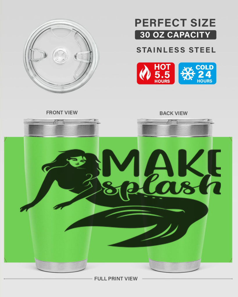 Make splash 315#- mermaid- Tumbler