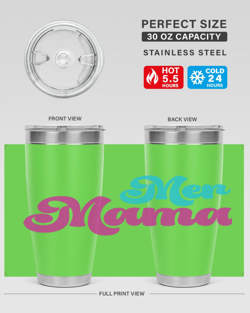 Mer Mama 334#- mermaid- Tumbler