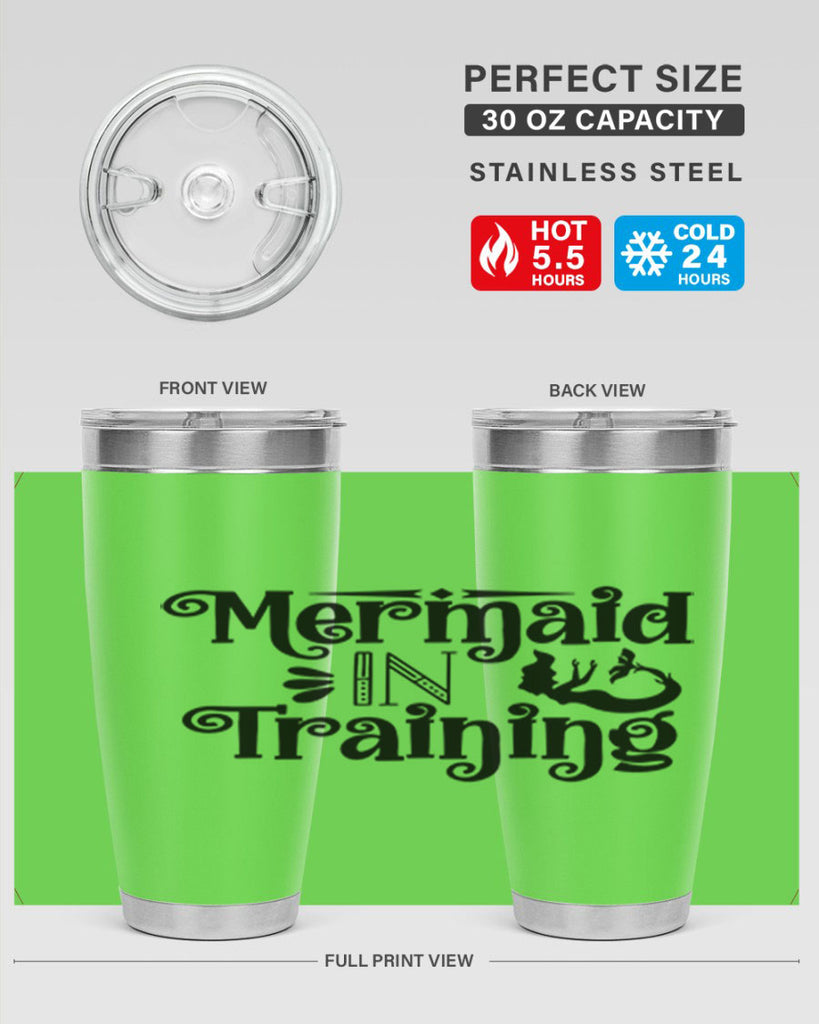 Mermaid In Training 364#- mermaid- Tumbler