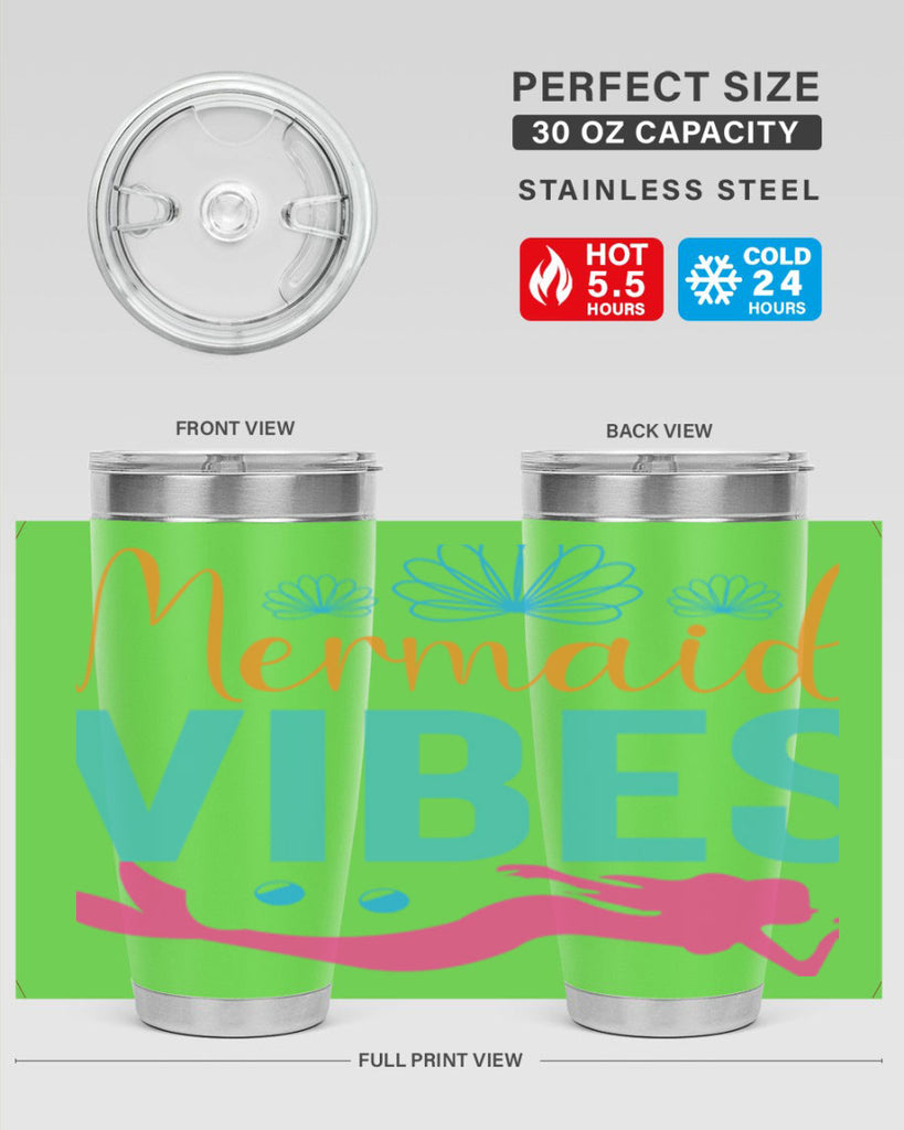 Mermaid Vibes Design 465#- mermaid- Tumbler