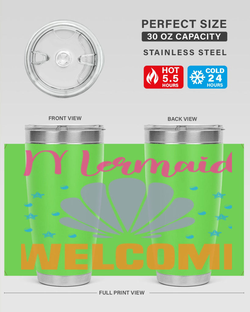 Mermaid Welcome Design 467#- mermaid- Tumbler