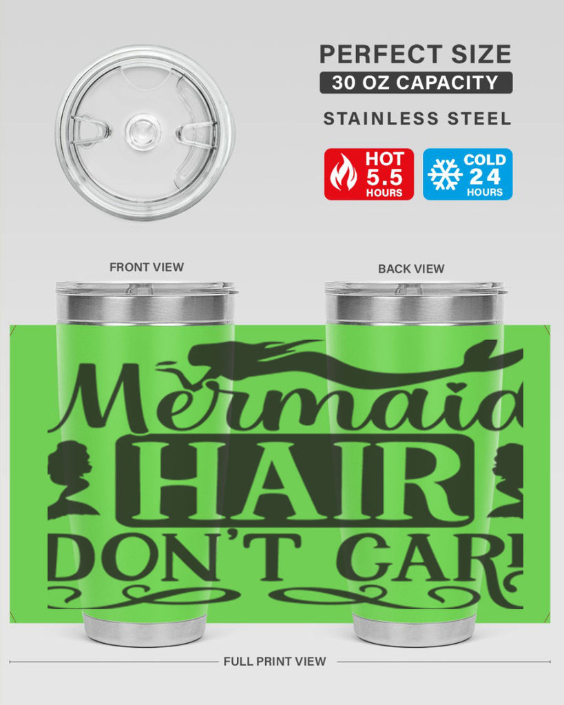 Mermaid hair dont care 409#- mermaid- Tumbler