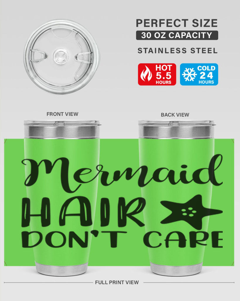 Mermaid hair dont care 411#- mermaid- Tumbler